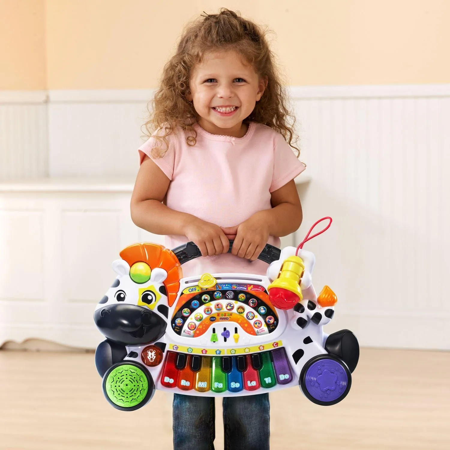 VTech Zoo Jamz Piano (Frustration Free Packaging), White
