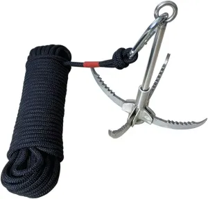 Wakauto Mountain Climbing Hook Durable Stainless Steel Claw for Outdoor Adventure