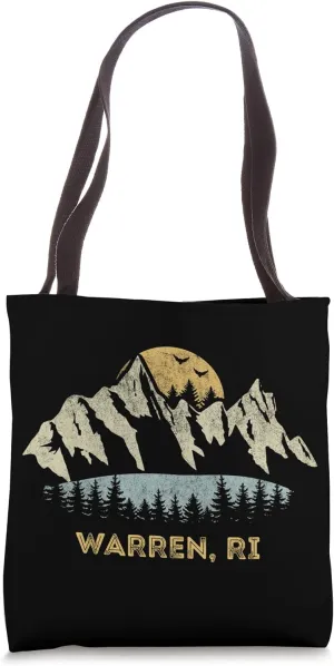 Warren Rhode Island Mountain Sunset Sunrise Tote Bag