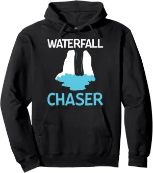 Waterfall Chaser Water Hiking Hiker Trekking Outdoor Nature Pullover Hoodie