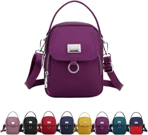 Waterproof Women Crossbody Bag Elegant Oxford Messenger Bags Simple for Work, Multi-pocket Storage Shoulder Handbag