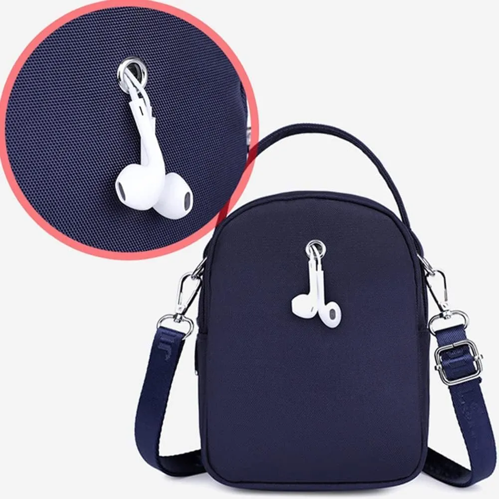 Waterproof Women Crossbody Bag Elegant Oxford Messenger Bags Simple for Work,Multi-Pocket Casual Messenger Bags Purse