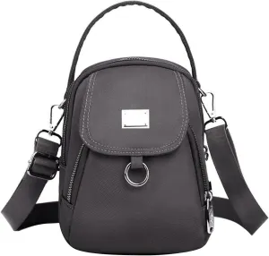 Waterproof Women Crossbody Bag Nylon Messenger Bags Simple Purse for Work, Multi-pocket Storage Shoulder Handbag