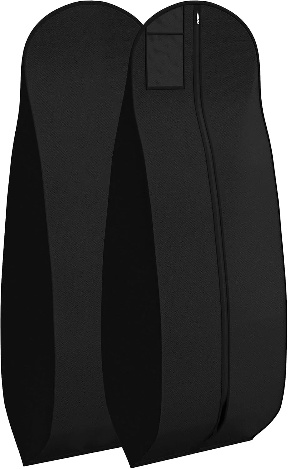 Wedding Dress Garment Bag 16 inch Gusseted, Durable, For Long Puffy Gowns, Clear Vinyl Pouch for Labeling