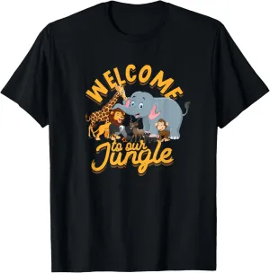 welcome to our jungle - Safari and Zoo Camping T-Shirt