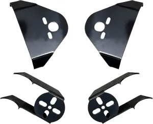 Weld On Upper Lower Behind Axle Mount Air Bag Low Ride Suspension 3.25" Axle, Rear Air Bag Upper & Lower Brackets