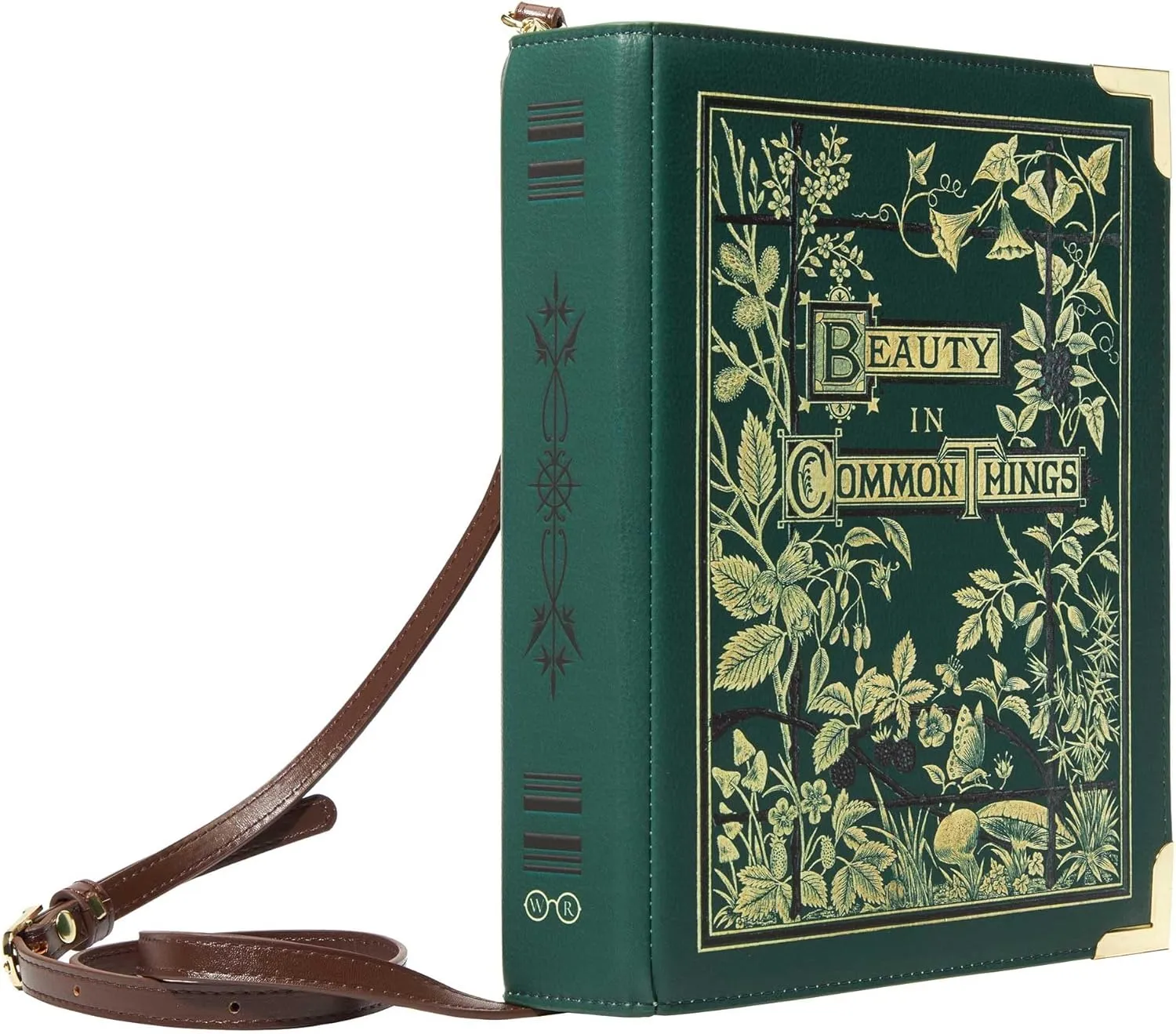 Well Read Co Crossbody Purse Handbag for Book Lovers - Beauty in Common Things, Vegan Leather, Small