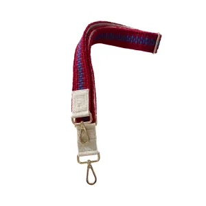 Wholesale: Woven Bag Strap Red/Cobalt Blue