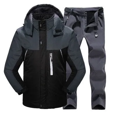 Winter outdoor stormtrooper suit men wear with fleece thickened windproof waterproo