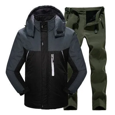 Winter outdoor stormtrooper suit men wear with fleece thickened windproof waterproo
