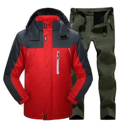 Winter outdoor stormtrooper suit men wear with fleece thickened windproof waterproo