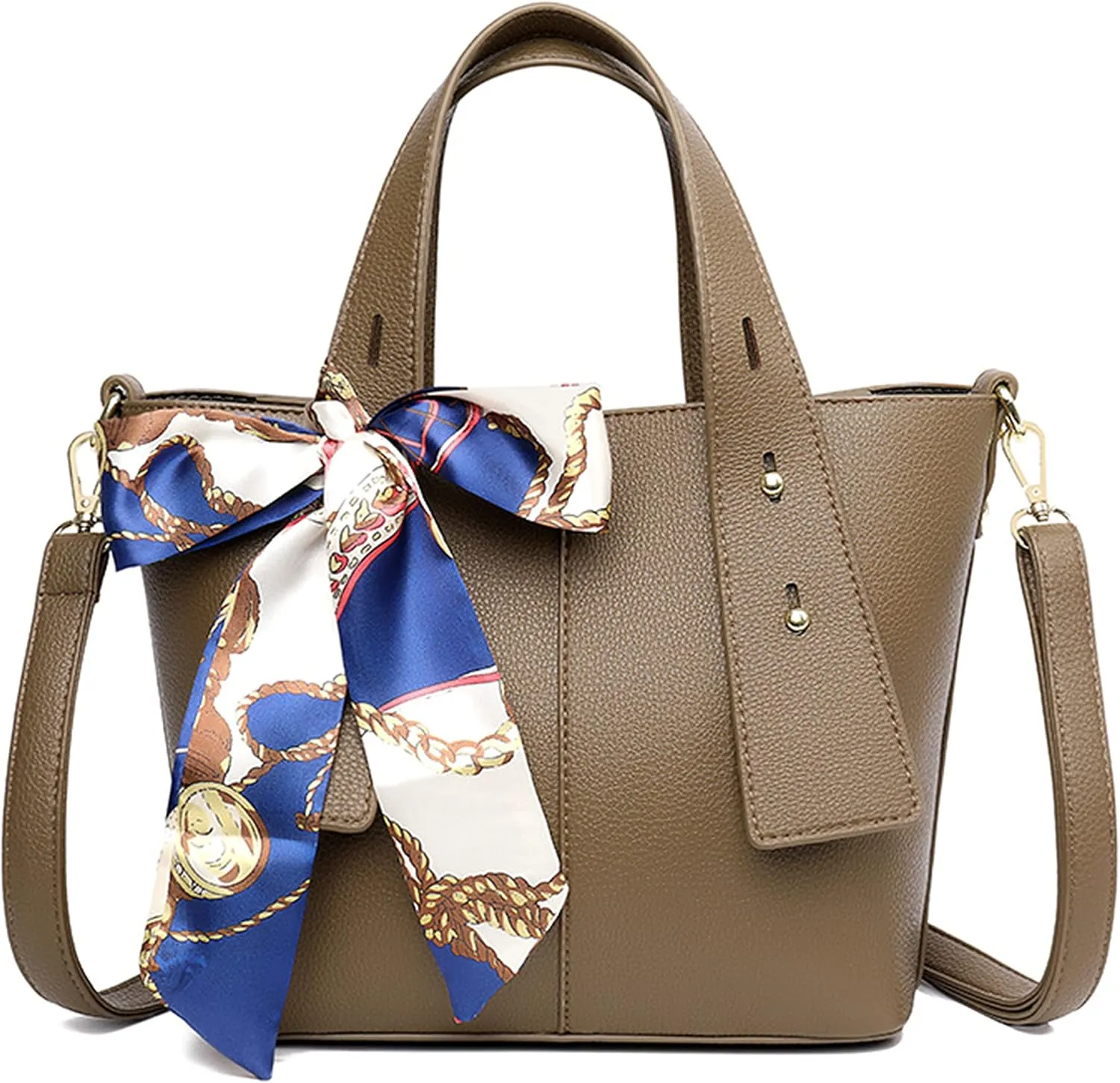 Women Large Capacity Tote Bag Ladies Shoulder Bag Leather Simple Elegant Casual Messenger Bags