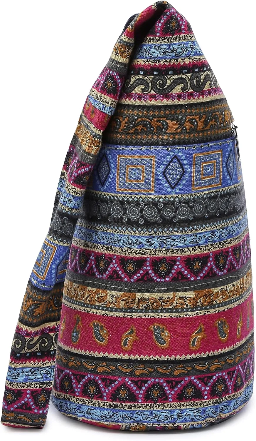 Women Shoulder Handbags Fashion canvas Hippie Crossbody Bags Bohemian Animal Prints Hobo Bags