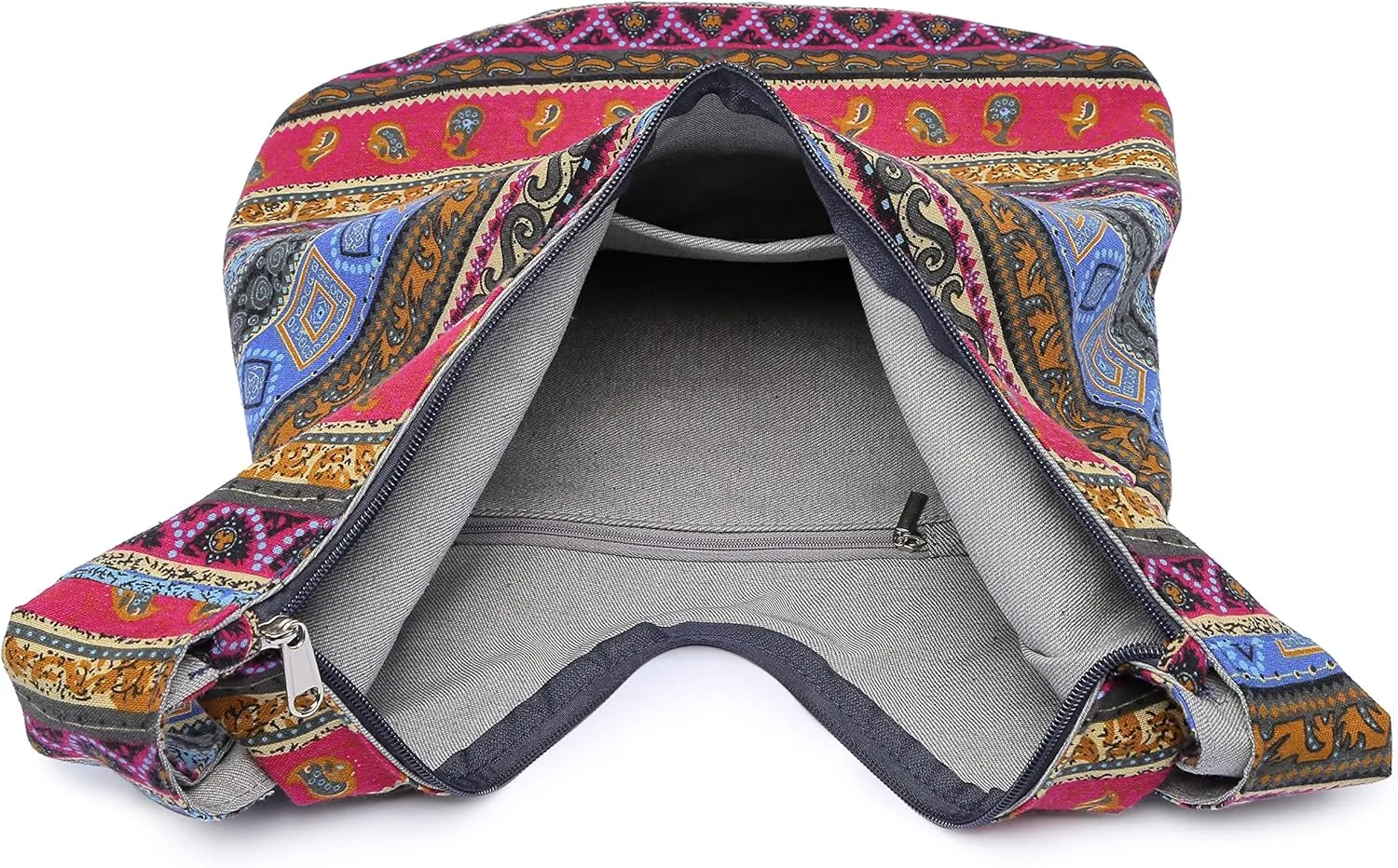 Women Shoulder Handbags Fashion canvas Hippie Crossbody Bags Bohemian Animal Prints Hobo Bags