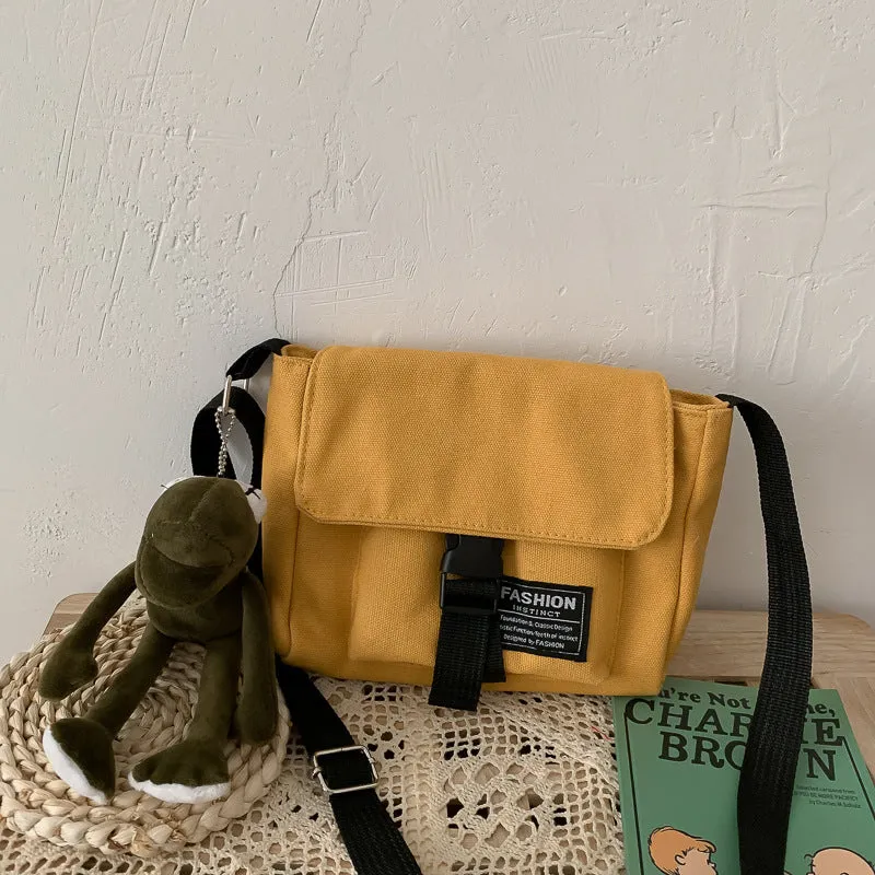Women's Canvas Korean Style Tooling Fashion Shoulder Bags