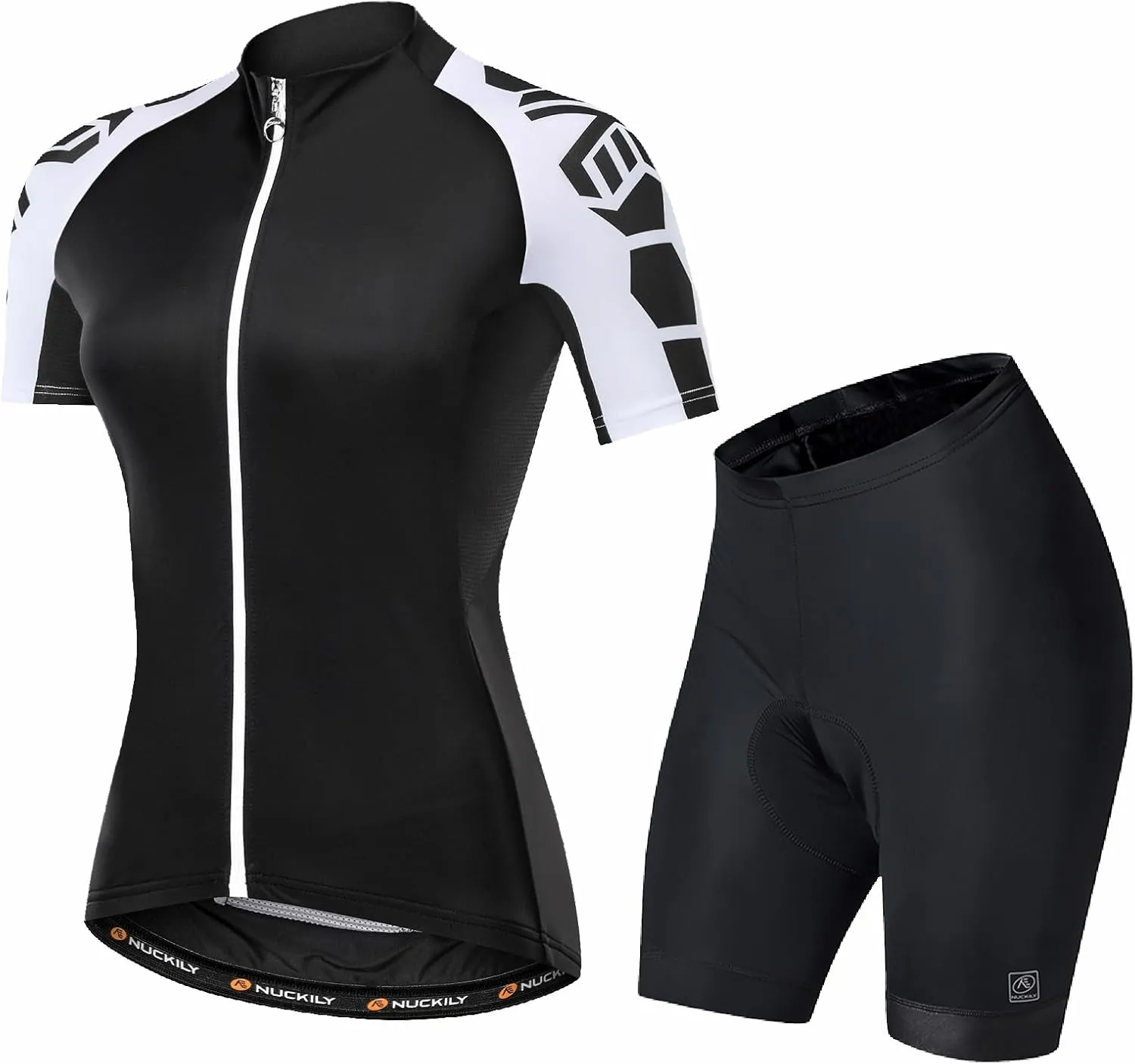 Women's Cycling Jersey Short Sleeve with Short Padded Bicycle Clothing Short Sleeve Biking Shirts Set