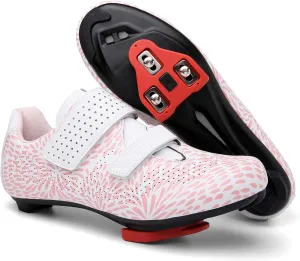 Womens Cycling Shoes Compatible with Peloton Bike Shoes Spin Shoes Indoor Cycling Delta/SPD Road Cycle Biking Shoes