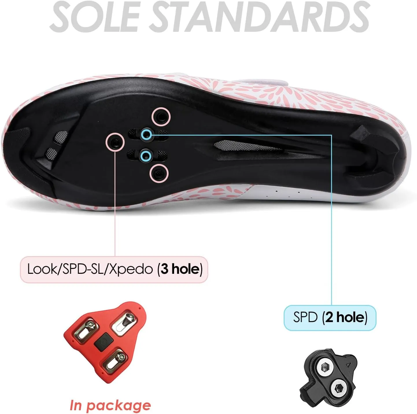 Womens Cycling Shoes Compatible with Peloton Bike Shoes Spin Shoes Indoor Cycling Delta/SPD Road Cycle Biking Shoes
