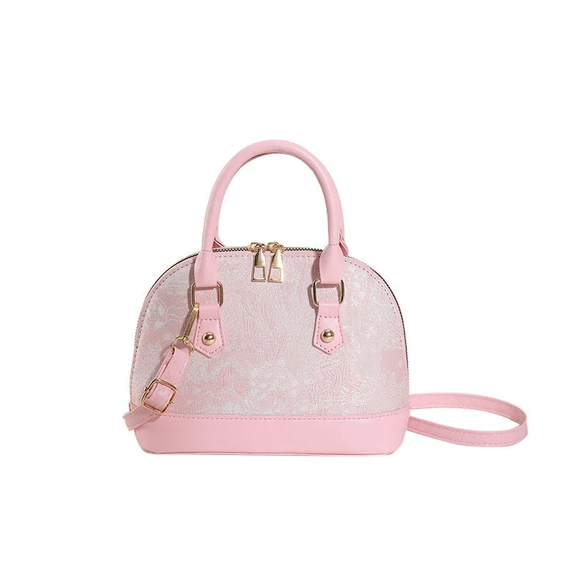 Women's Fashion Pattern Stitching Summer Simple Portable Crossbody Bags