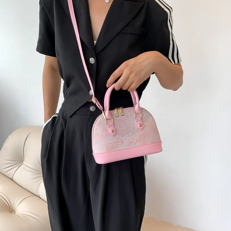 Women's Fashion Pattern Stitching Summer Simple Portable Crossbody Bags