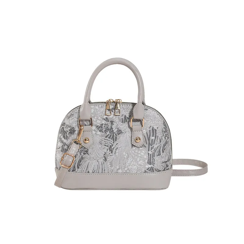 Women's Fashion Pattern Stitching Summer Simple Portable Crossbody Bags
