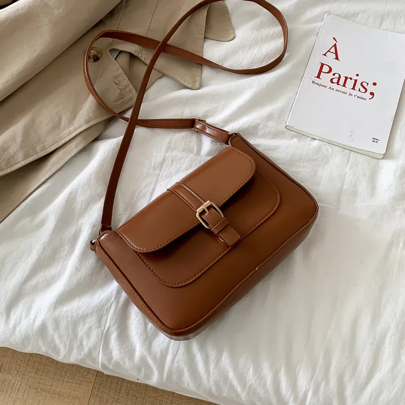 Women's Fashionable Korean Style Simple Texture Trendy Crossbody Bags