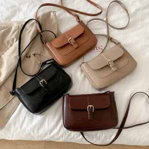 Women's Fashionable Korean Style Simple Texture Trendy Crossbody Bags