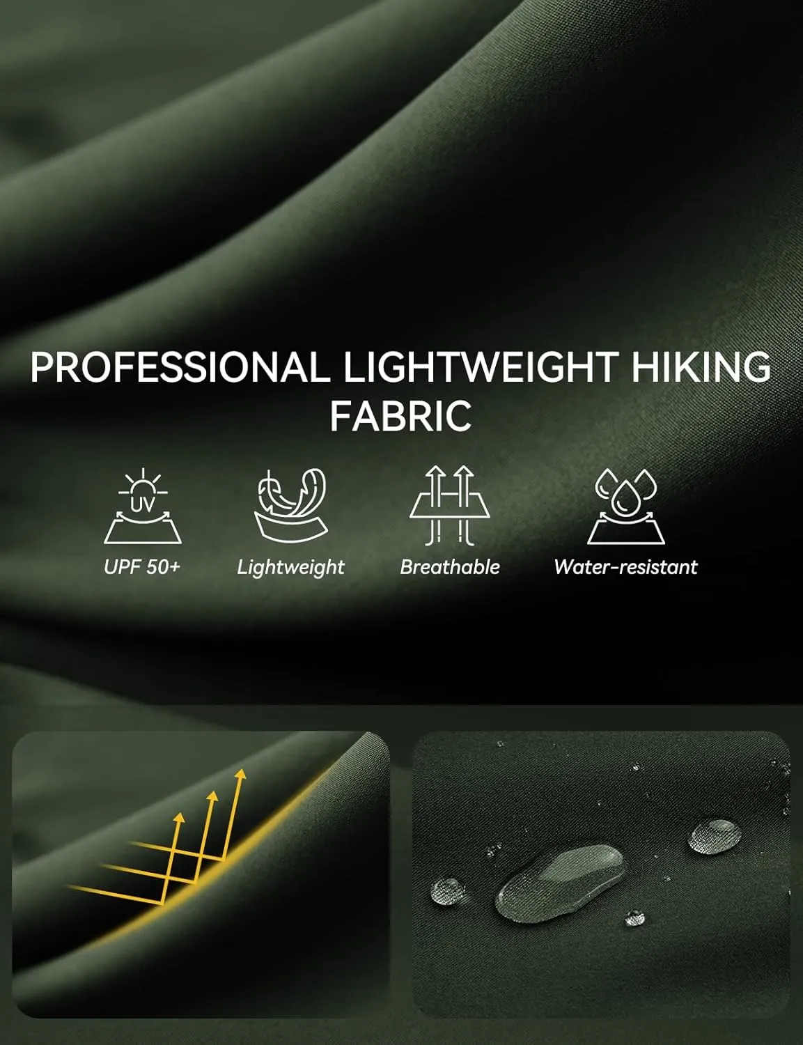 Women's Hiking Pants Lightweight Cargo Quick Dry Water Resistant UPF50  Travel Outdoor Work Pants Safari Pockets