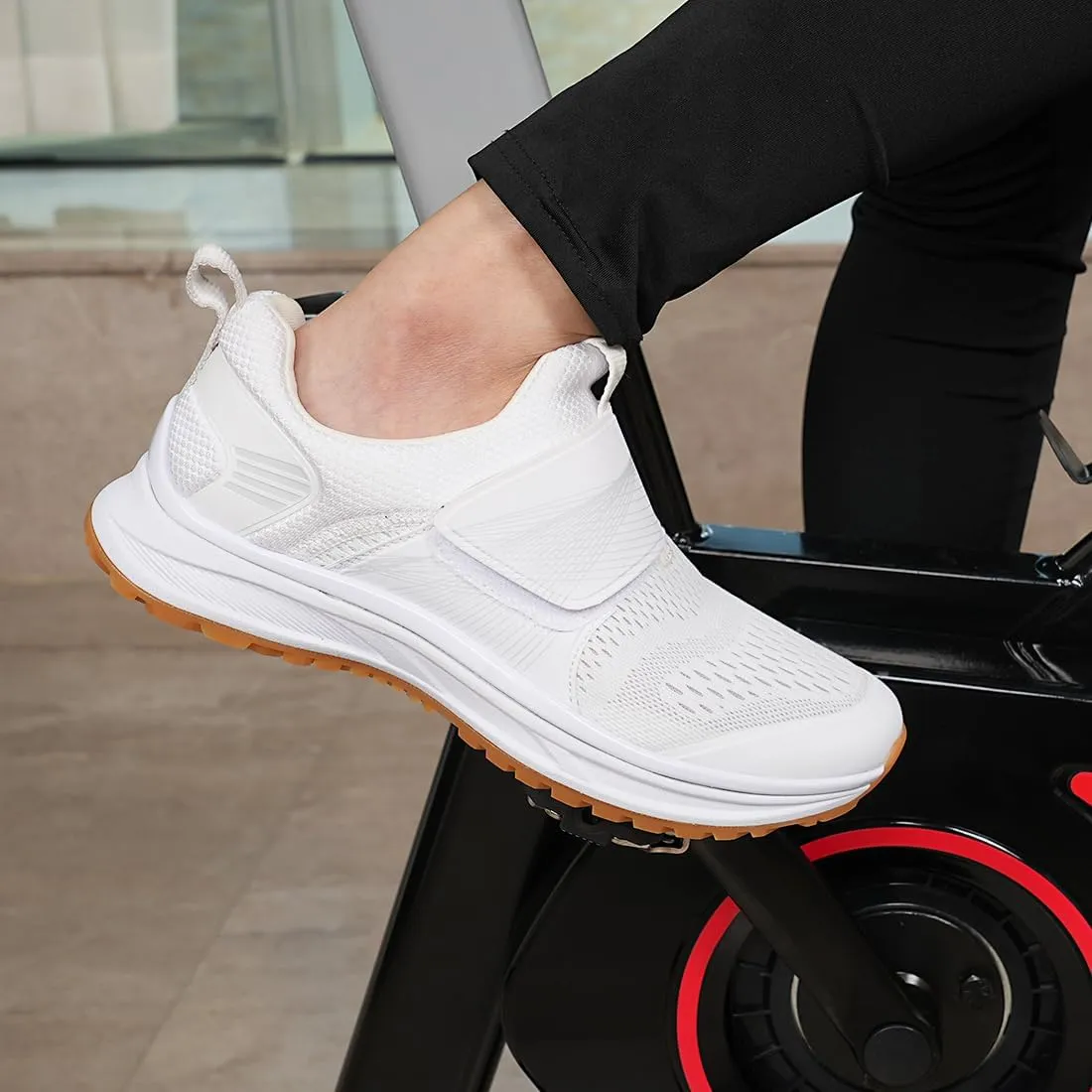 Women's Indoor Cycling Shoes Breathable High Performance Indoor Outdoor Bike Shoes - SPD Compatible Cycle Shoes
