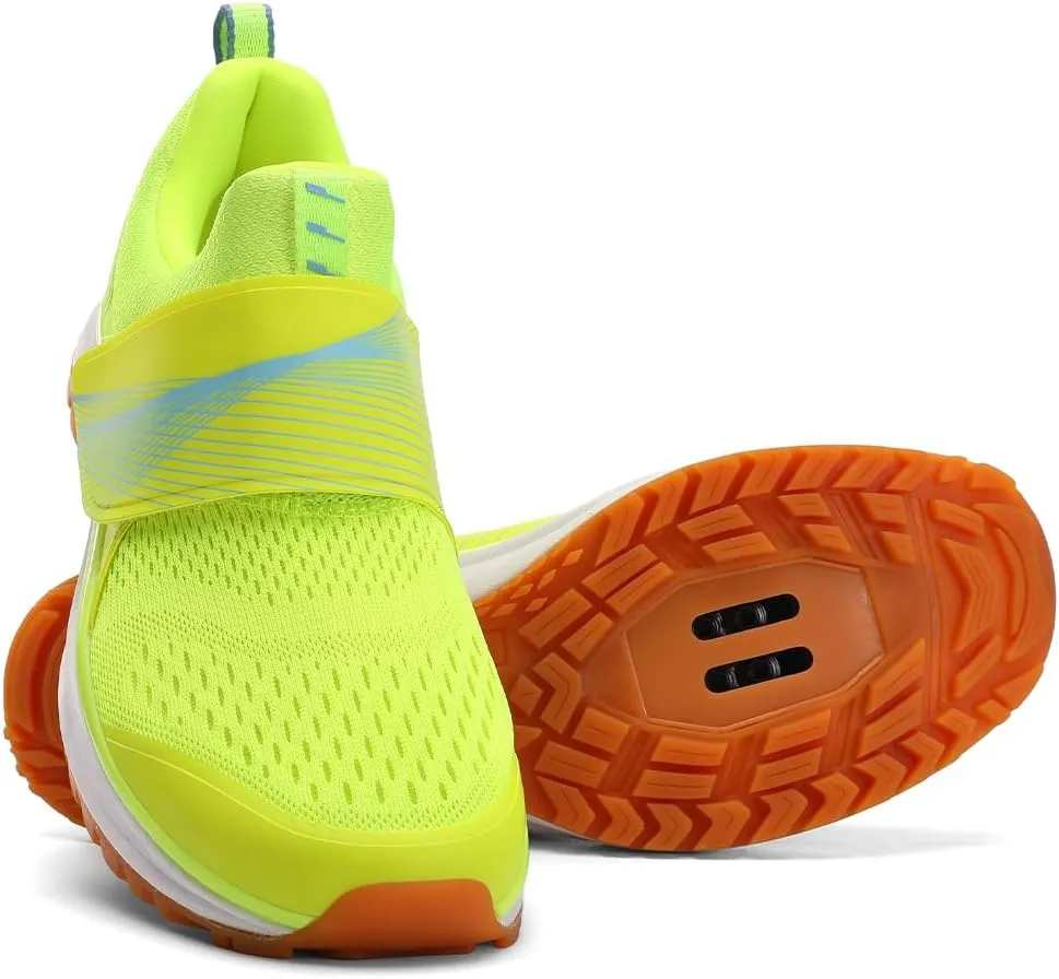 Women's Indoor Cycling Shoes Breathable High Performance Indoor Outdoor Bike Shoes - SPD Compatible Cycle Shoes