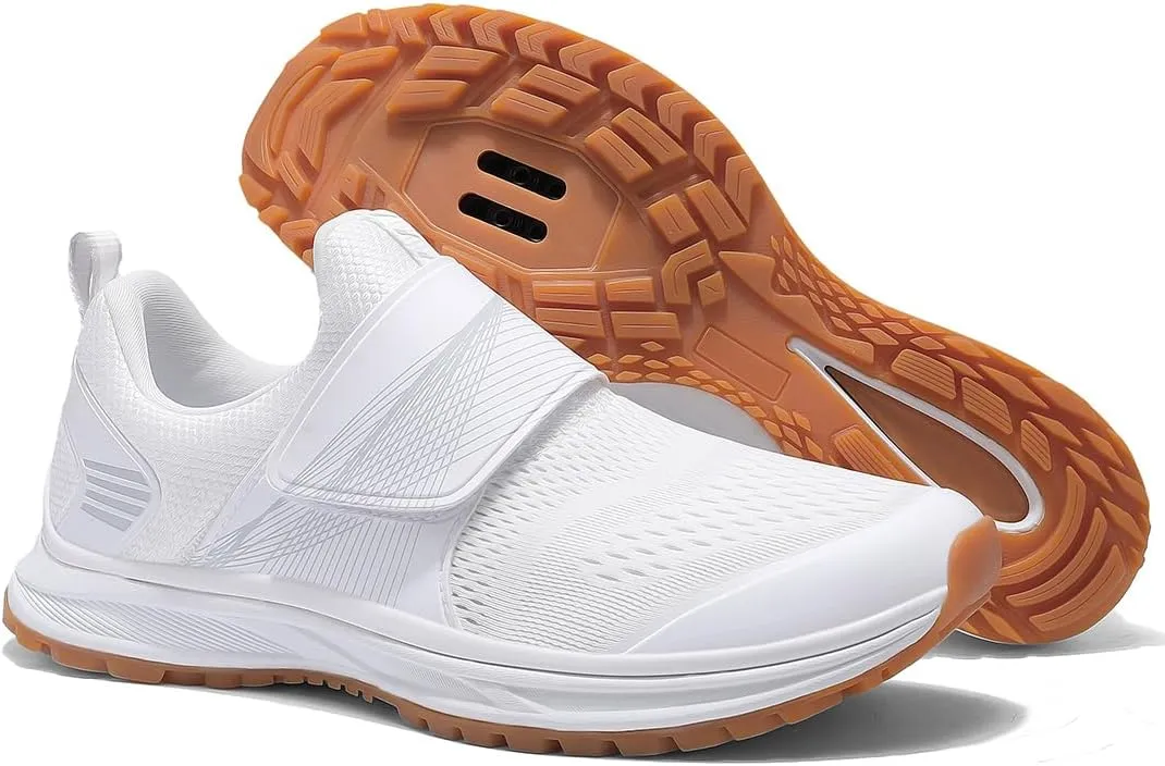 Women's Indoor Cycling Shoes Breathable High Performance Indoor Outdoor Bike Shoes - SPD Compatible Cycle Shoes
