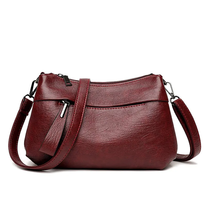 Women's Korean Fashion Simple Trendy Mom Elegant Crossbody Bags