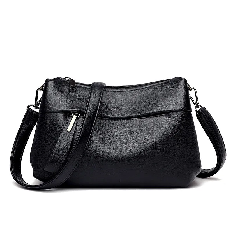 Women's Korean Fashion Simple Trendy Mom Elegant Crossbody Bags