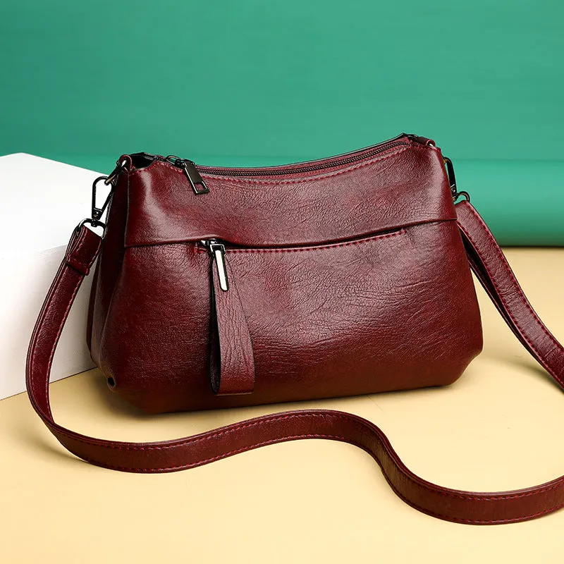 Women's Korean Fashion Simple Trendy Mom Elegant Crossbody Bags