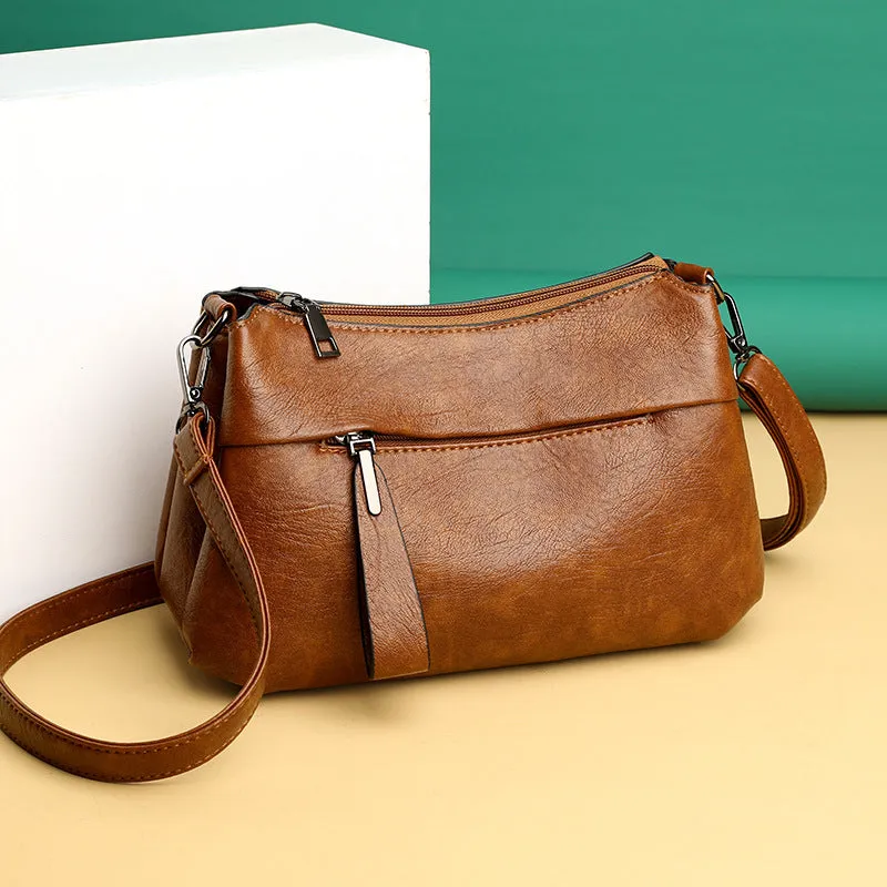 Women's Korean Fashion Simple Trendy Mom Elegant Crossbody Bags