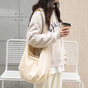 Women's Leisure Retro Simple Large Capacity Dumpling Crossbody Bags