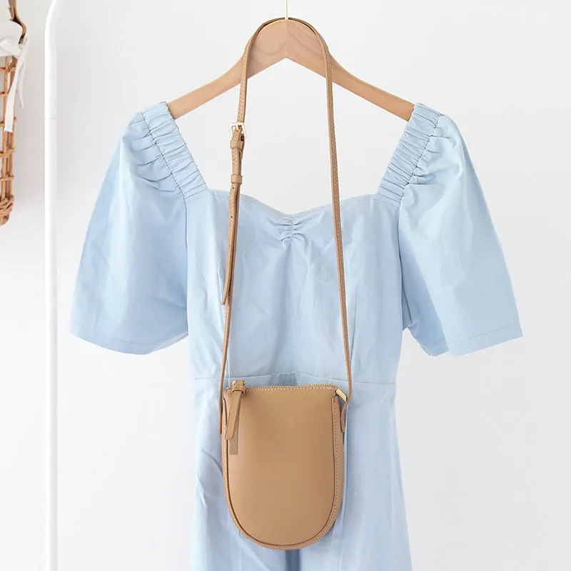 Women's Mini Korean Style Vertical Soft Leather Crossbody Bags