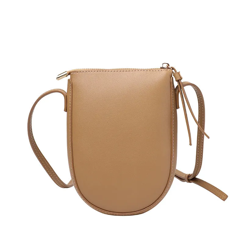 Women's Mini Korean Style Vertical Soft Leather Crossbody Bags