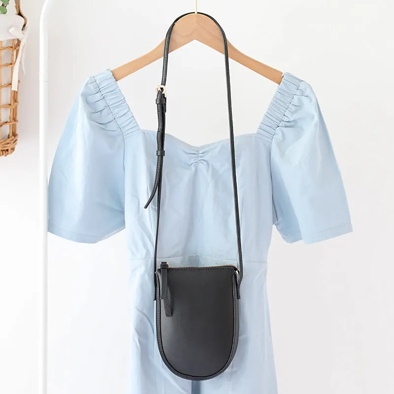 Women's Mini Korean Style Vertical Soft Leather Crossbody Bags