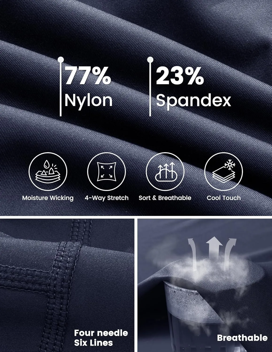 Womens Padded Bike Shorts 4D Padding Cycling Shorts with Zipper Pocket Riding Bicycle Cycle Road Biking Underwear