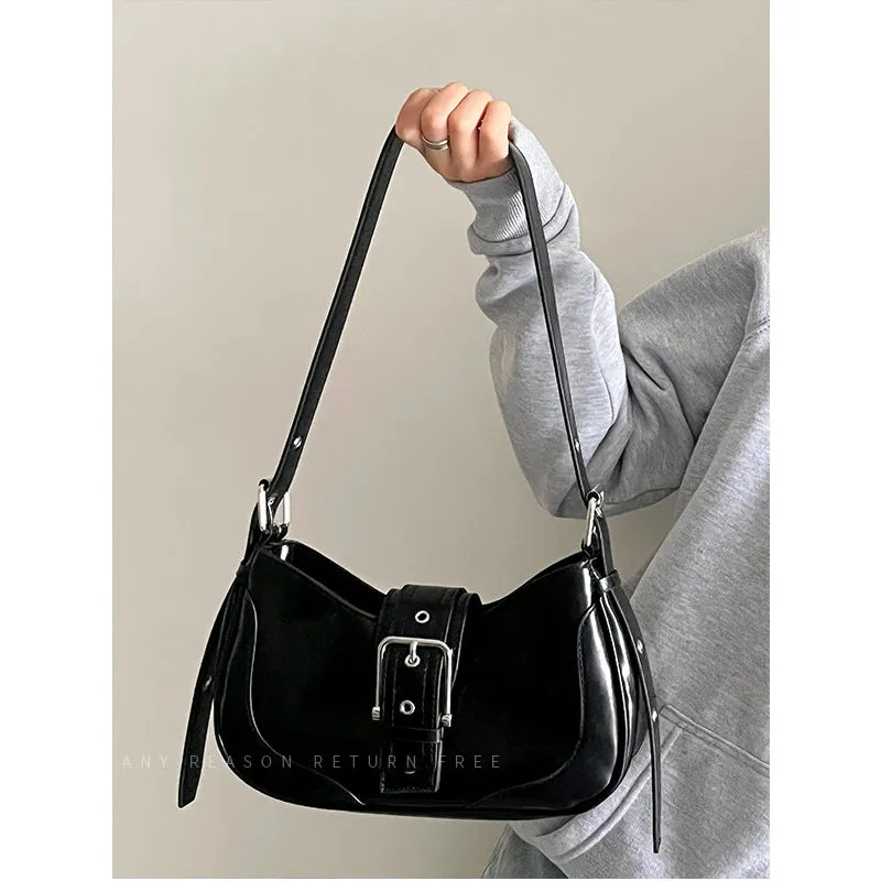 Women's Retro Hot Underarm Niche Simple Textured Bags