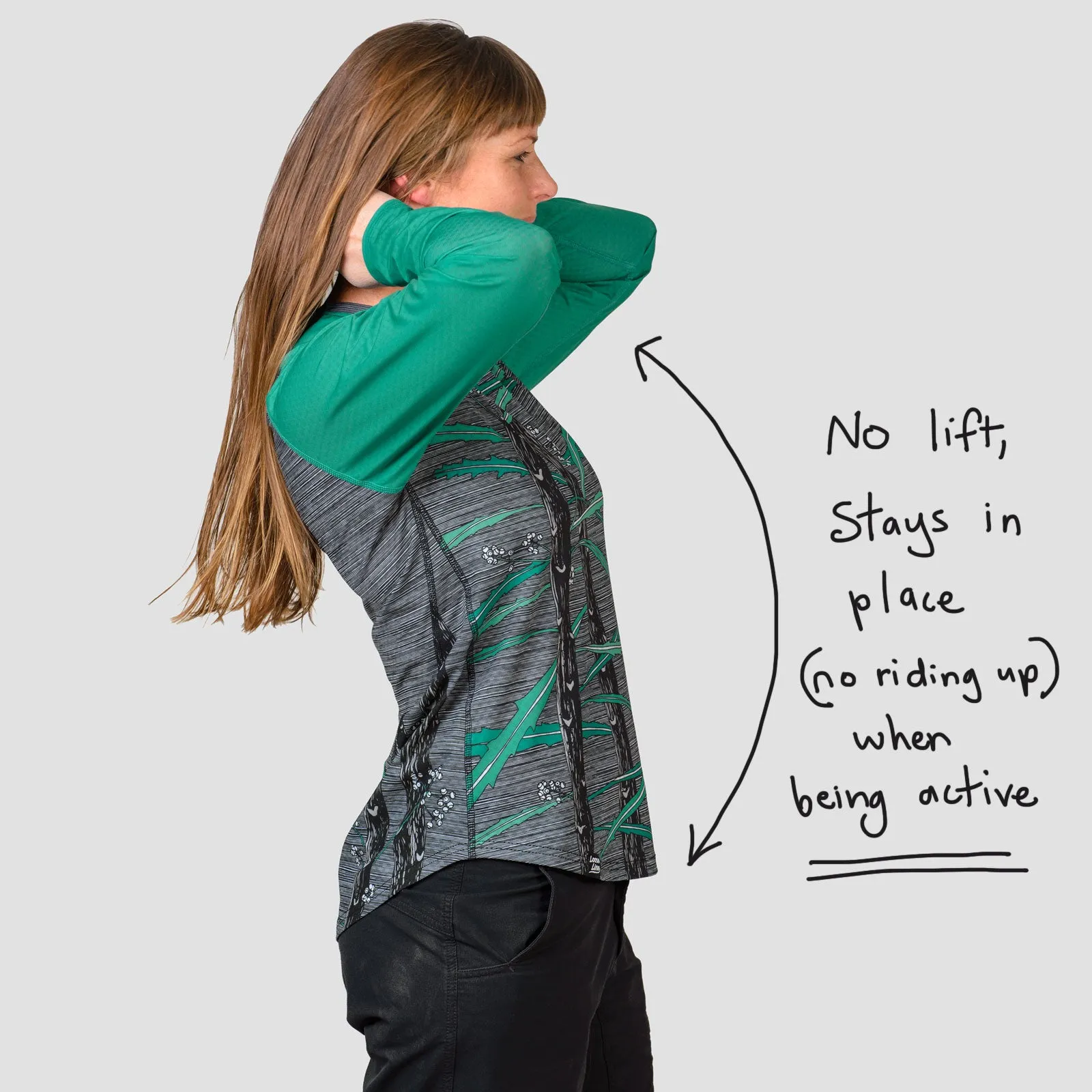 Women's Stack L/S Lancewood Crew
