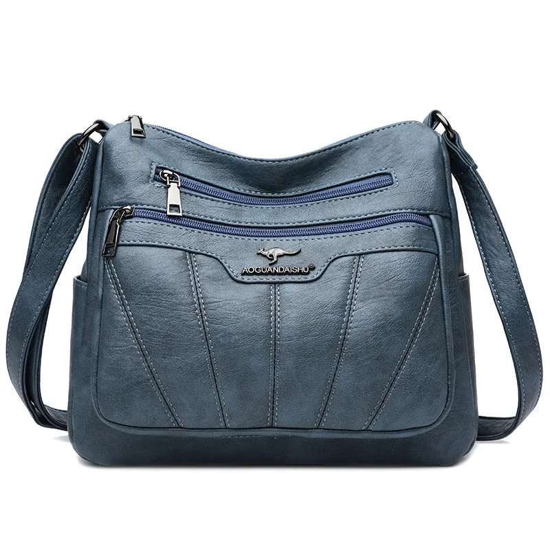 Women's Style Embroidery Yarn Simple Fashion Large Crossbody Bags