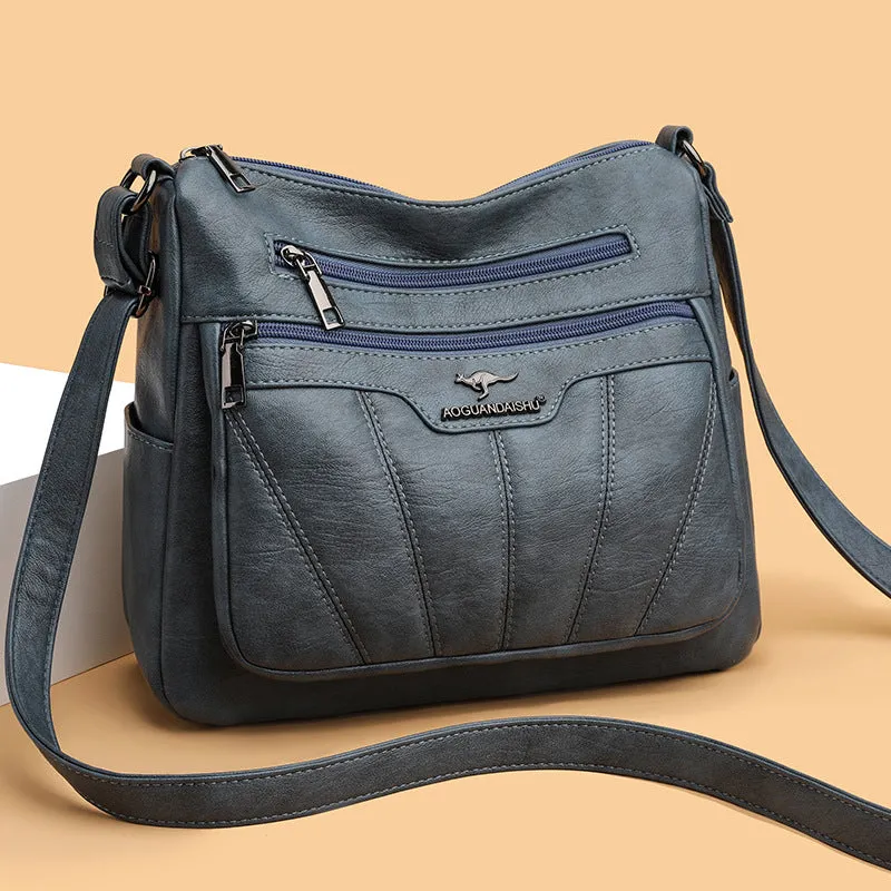 Women's Style Embroidery Yarn Simple Fashion Large Crossbody Bags
