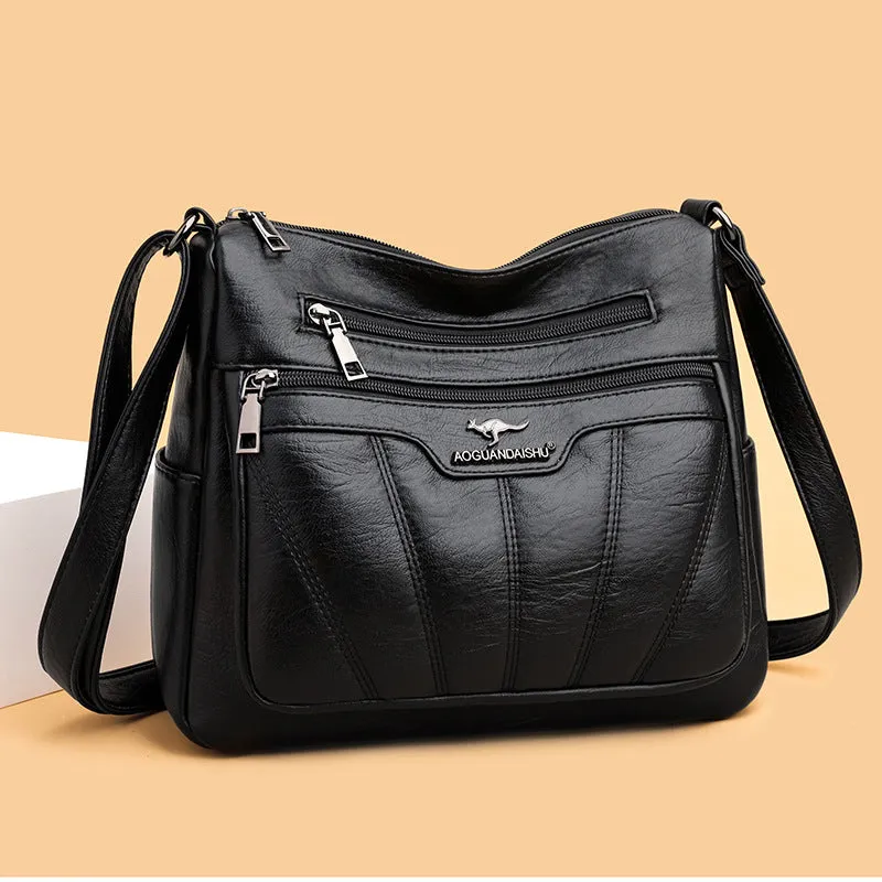 Women's Style Embroidery Yarn Simple Fashion Large Crossbody Bags