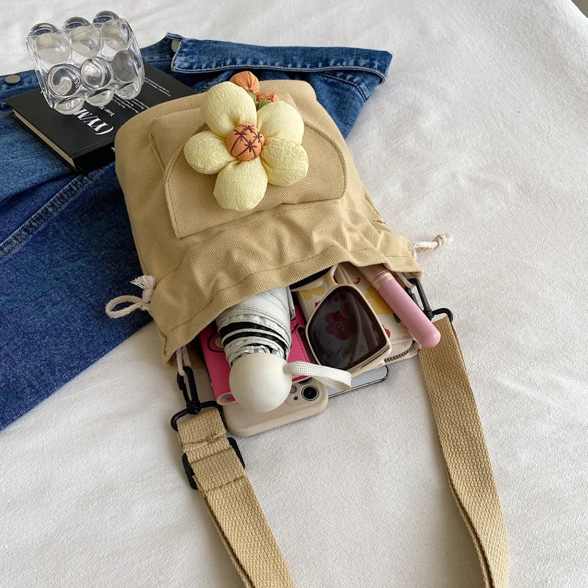 Women's Style Versatile Mini Drawstring Cute Crossbody Bags