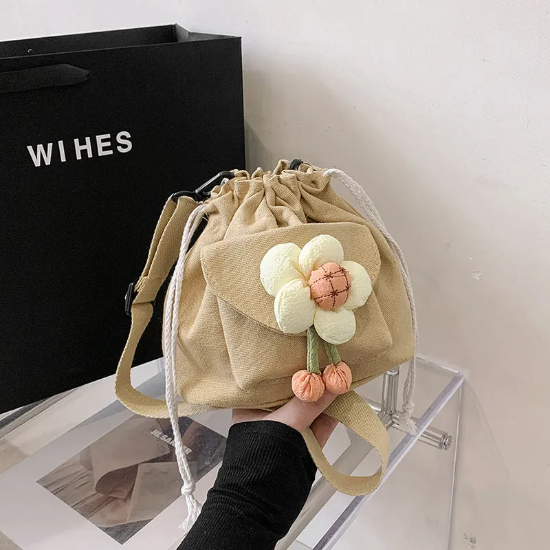 Women's Style Versatile Mini Drawstring Cute Crossbody Bags