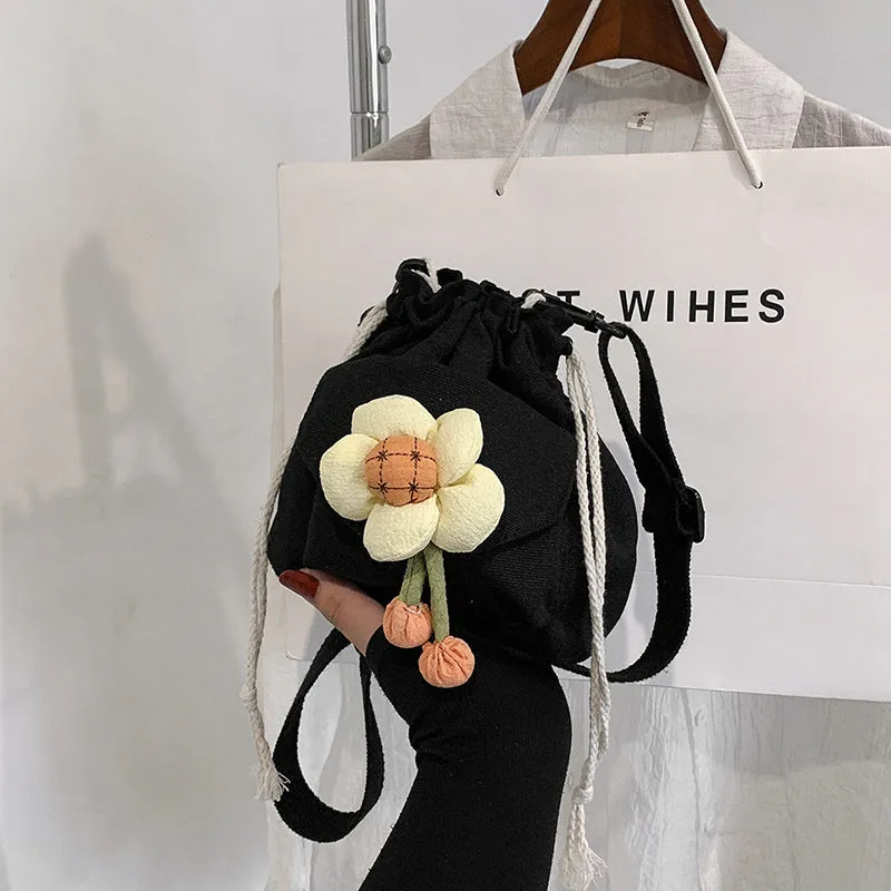 Women's Style Versatile Mini Drawstring Cute Crossbody Bags