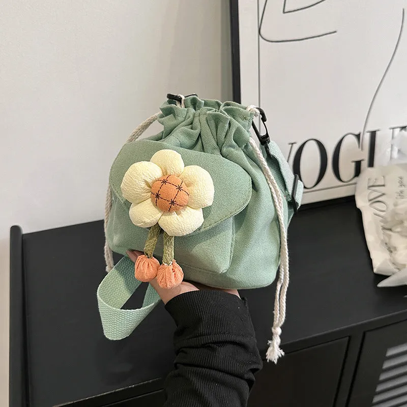 Women's Style Versatile Mini Drawstring Cute Crossbody Bags