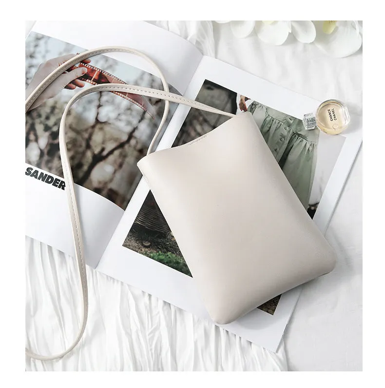 Women's Vertical Mobile Fashionable Simple Soft Phone Bags